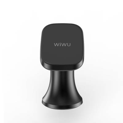 Wiwu CH005 360 Derece Dönebilen Magnetik Düz Zemin Versiyon Araç Telefon Tutucu Siyah