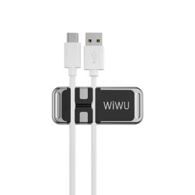 Wiwu CH011 Kablo Düzenleyicili Magnetik Düz Zemin Versiyon Araç Telefon Tutucu Gümüş