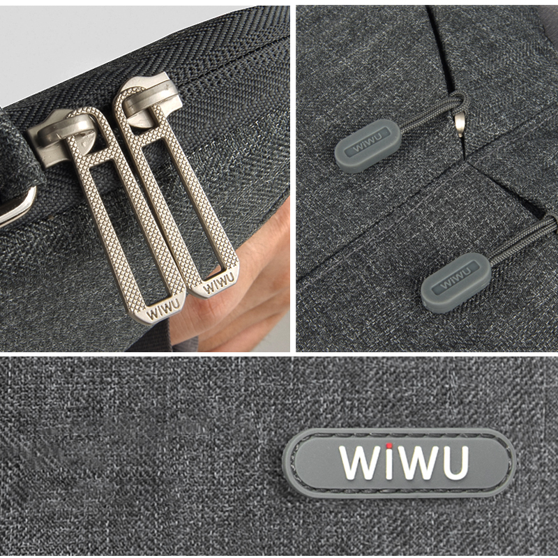 Wiwu City Commuter Serisi 13.3 inç Çapraz Vücut Askılı Laptop Çantası - 7