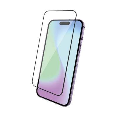 Apple iPhone 14 Pro Max Wiwu CZ-003 Mavi Işık Teknolojili Hidrofobik ve Oleofobik Parlama Önleyici Cam Ekran Koruyucu Siyah