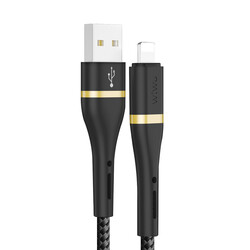 Wiwu ED-105 2 in 1 USB A- Type-C to Lightning Elite Data Kablo Siyah