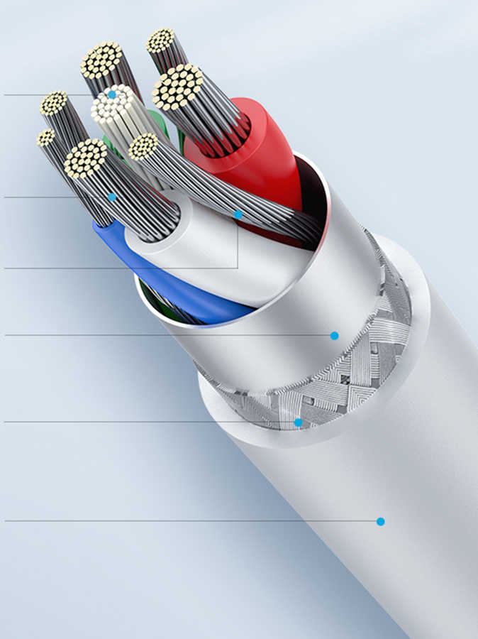 Wiwu G10 Gear Charging Micro Cable - 5 Wiwu G10 Gear Charging Micro Cable - 5