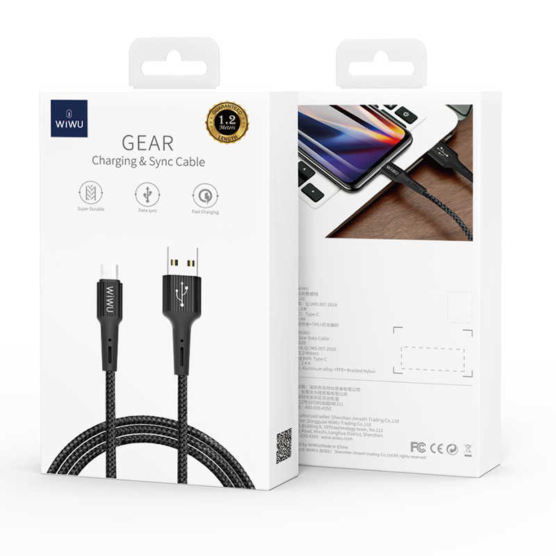 Wiwu G10 Gear Charging Micro Cable - 6 Wiwu G10 Gear Charging Micro Cable - 6