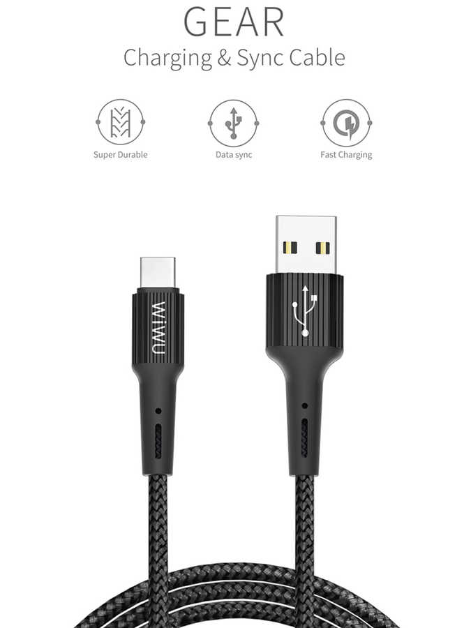 Wiwu G20 Gear Charging Type-C Cable - 2