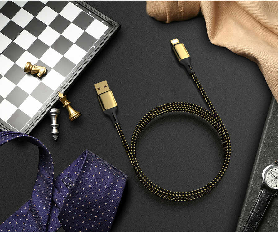 Wiwu Golden Series GD-100 Lightning Data Cable 3M - 6