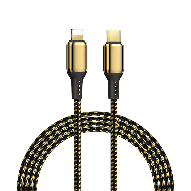 Wiwu Golden Series GD-103 Lightning To PD Data Cable 3M - 1