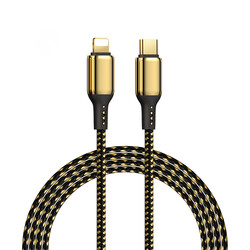 Wiwu Golden Series GD-103 Lightning To PD Data Cable 5M Gold
