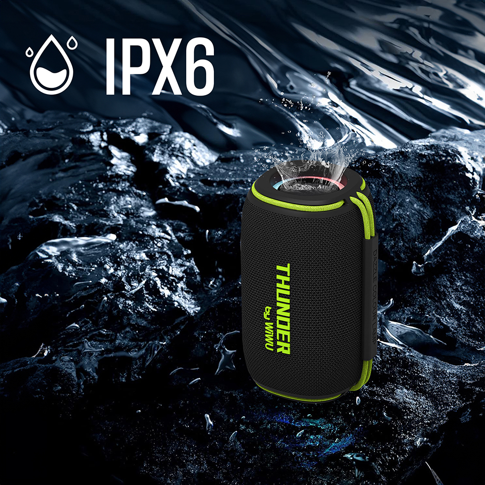 Wiwu H5 Waterproof RGB Light TWS Bluetooth Speaker v5.3 15W - 9