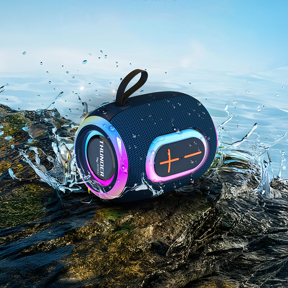 Wiwu H9 RGB Light Hanging TWS Bluetooth Speaker Speaker v5.3 10W - 12