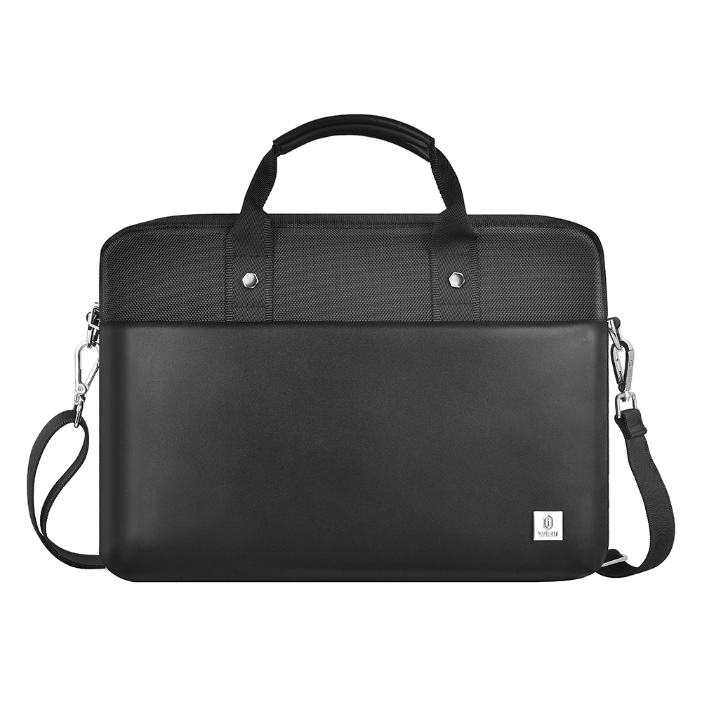 Wiwu Hali Series 1680D Waterproof Polyester Fabric Crossbody Shoulder Bag 15.6 inch Laptop Bag - 1