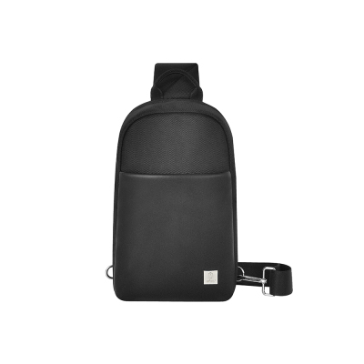 Wiwu Hali Series Crossbody 1680D Waterproof Nylon Fabric Shoulder Strap Crossbody Bag Black
