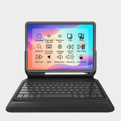 Wiwu Keyboard Folio Kablosuz Klavyeli Kılıf Siyah