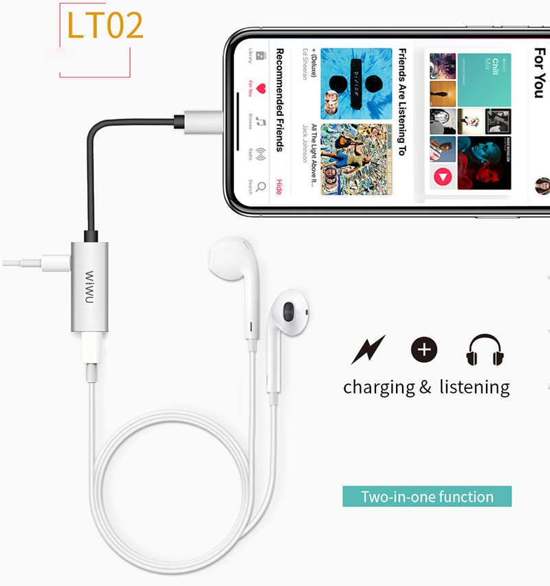 Wiwu LT02 Plus Lightning Sound Adapter - 4 Wiwu LT02 Plus Lightning Sound Adapter - 4