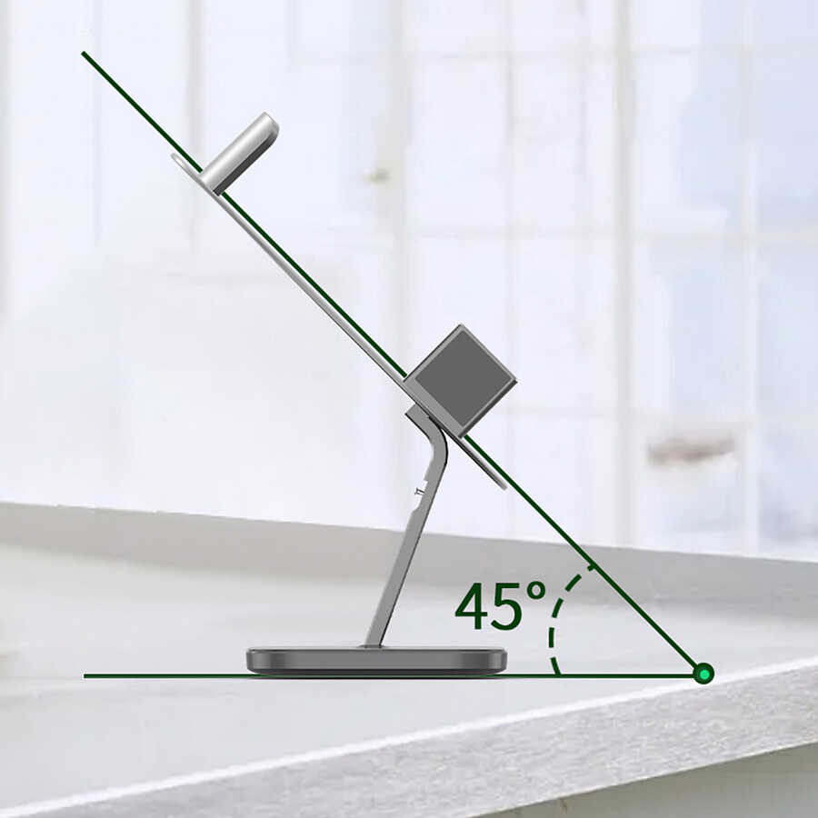 Wiwu M15 Magnetic Wireless Charger Stand 15+15W Max. - 10