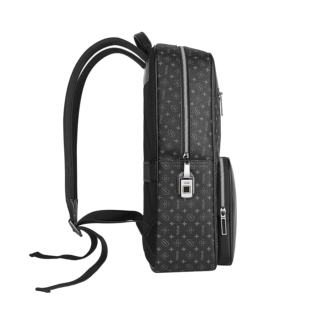Wiwu Master Fingerprint Lock Series Waterproof Backpack with Fingerprint Lock - 8