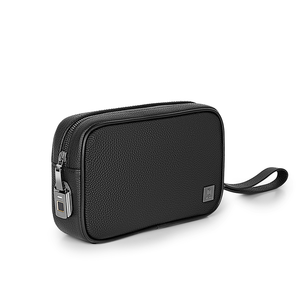 Wiwu Master Genuine Leather Series Fingerprint Lock Multi-Function Portable Mobile Accessory Bag - 5
