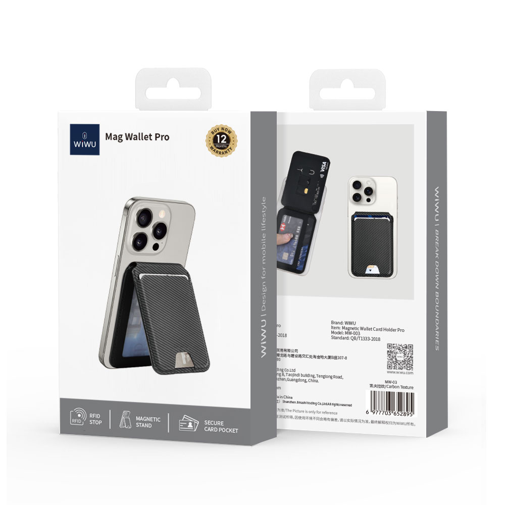 Wiwu MW-003 Mag Wallet Standlı Magnetik Kartlık - 19