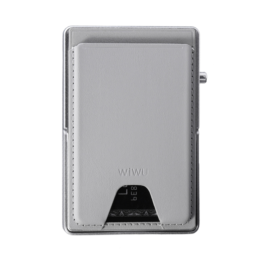 Wiwu MW-006 Designed 6 Compartment PU Magnetic Stand Card Holder - 3