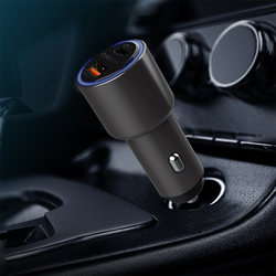 Wiwu PC100 Car Charge Grey