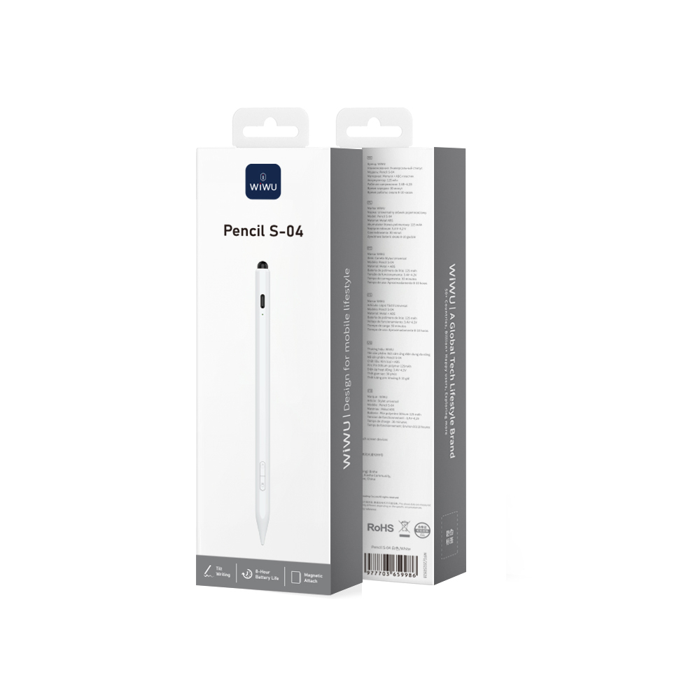Wiwu Pencil S-04 Universal Touch Stylus Pen with Palm Rejection - 9