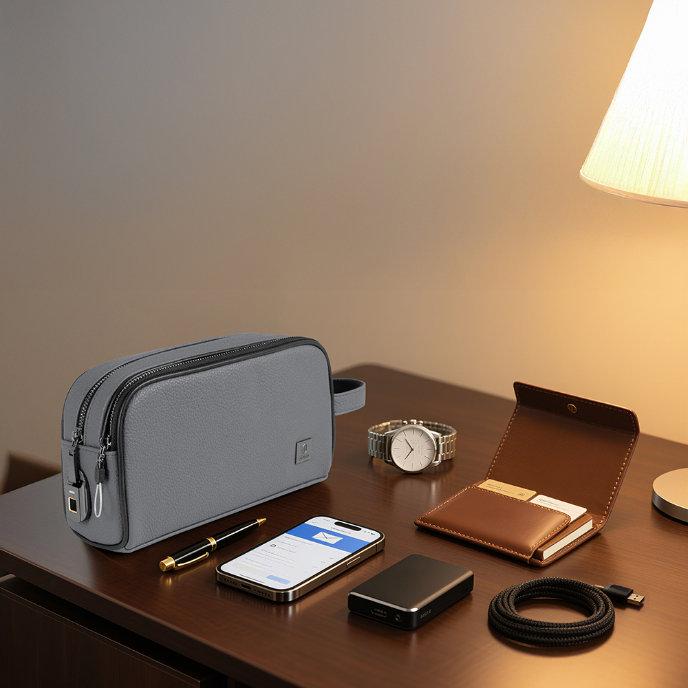 Wiwu Phantom Pro Series Fingerprint Lock Multifunctional Portable Mobile Accessory Bag - 5