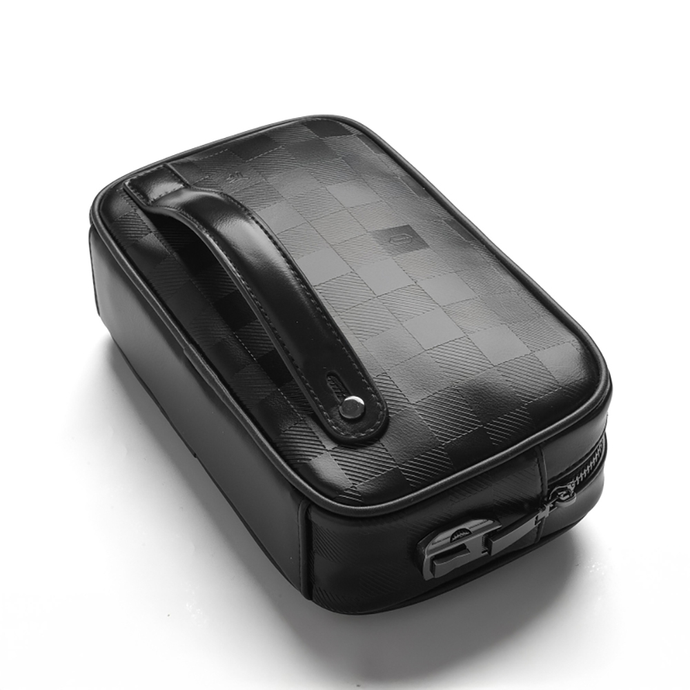 Wiwu Phantom Series Numeric Lock Side Zippered Portable Mobile Accessory Bag - 8