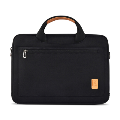 Wiwu Pioneer Pro Serisi Su Geçirmez Polyester Kumaş Omuz Askılı 14 inç Laptop Çantası Siyah