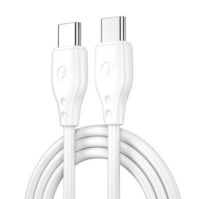 Wiwu Pioneer WI-C002 Ultra Flexible 67W Fast Charging Type-C To Type-C PD Cable 1M White