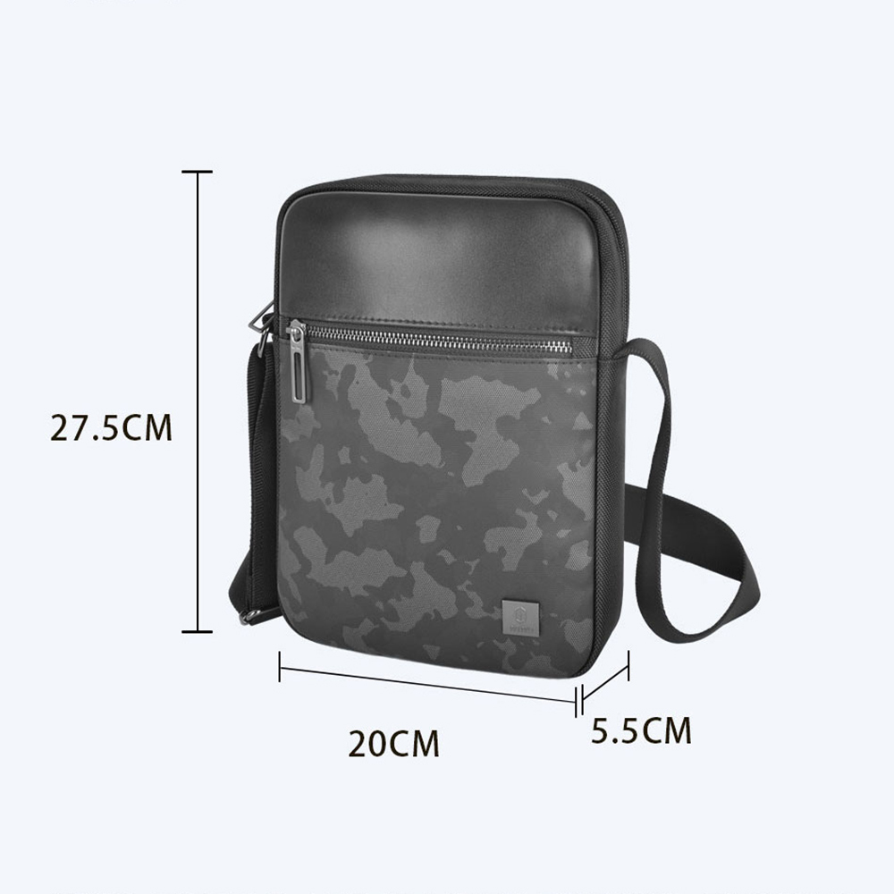 Wiwu Salem Series Sling Waterproof Polyester Fabric Crossbody Bag - 9