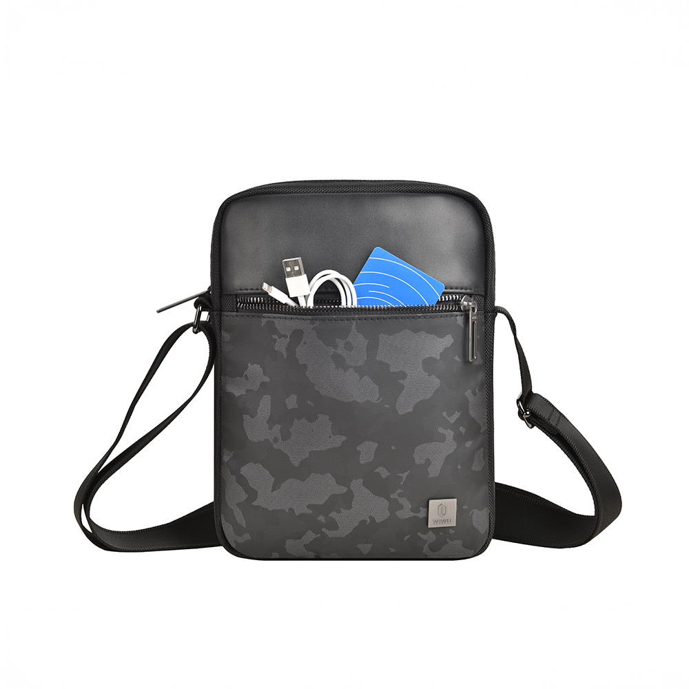 Wiwu Salem Series Sling Waterproof Polyester Fabric Crossbody Bag - 5