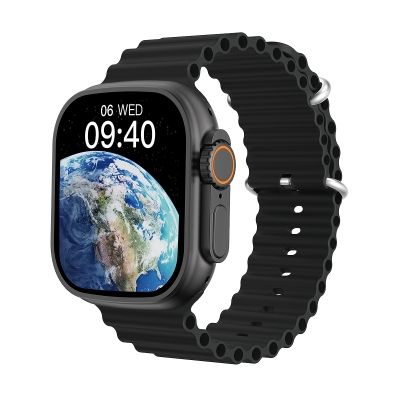 Wiwu SW01 Ultra iOS and Android Compatible Smart Watch Black