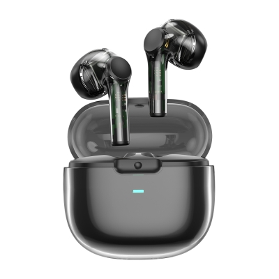 Wiwu T12 Şeffaf Tasarımlı Kulak İçi Bluetooth Kulaklık Siyah