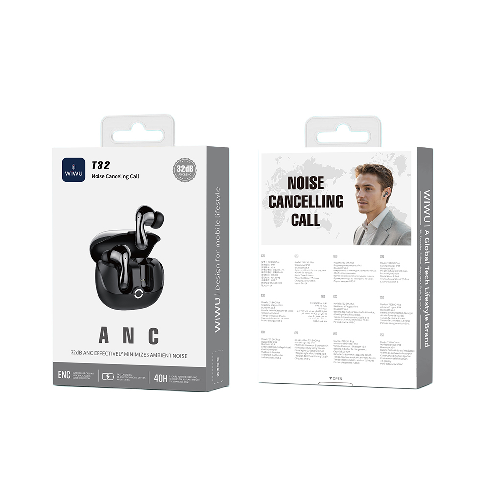 Wiwu T32 Plus ANC/ENC Teknolojili Kulak İçi Bluetooth Kulaklık v5.4 - 9