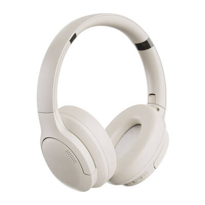 Wiwu TD-02 Sound Cool Serisi Katlanabilir Kulak Üstü Bluetooth Kulaklık Krem