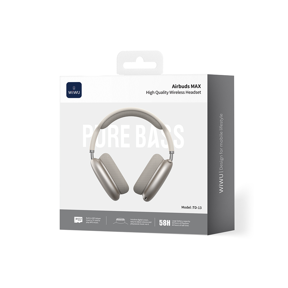 Wiwu TD-13 Airbuds Max Pure Bass Over-Ear Bluetooth Headphones - 17