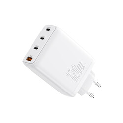 Wiwu TR257-AEU Mini GaN Tech 120W Power Adaptör White