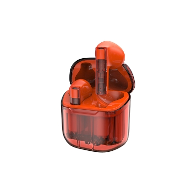 Wiwu TWS11 Transparent Design Ghost In-Ear Bluetooth Headset Orange