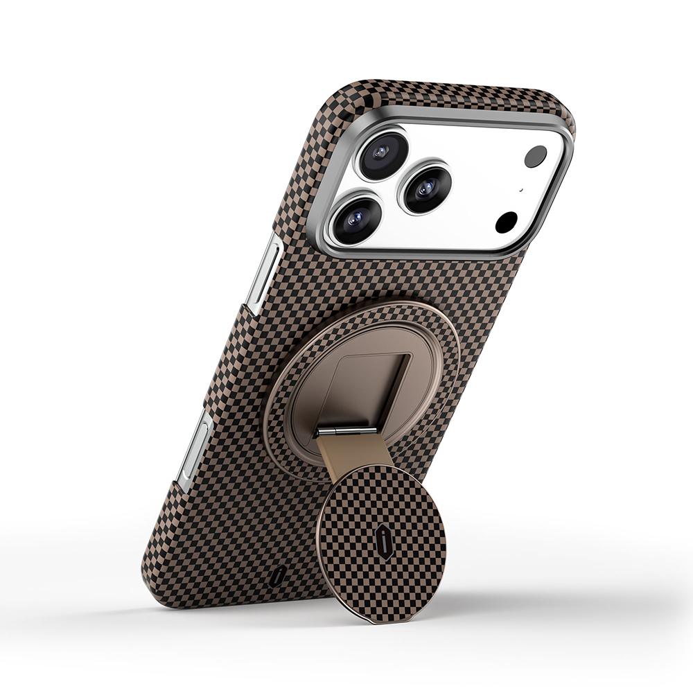 Wiwu Warriors Series Aramid Fiber 360 Degree Rotating Magnetic Ring Stand Phone Holder - 5