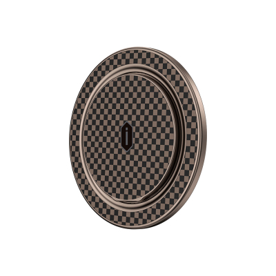 Wiwu Warriors Serisi Aramid Fiber 360 Derece Dönebilen Magnetik Ring Stand Telefon Tutucu Desert Titanyum