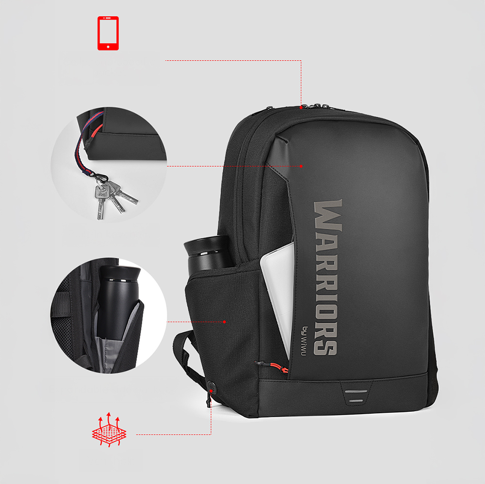 Wiwu Warriors X Pro Cordura 1200D Su Geçirmez Sırt Çantası - 10