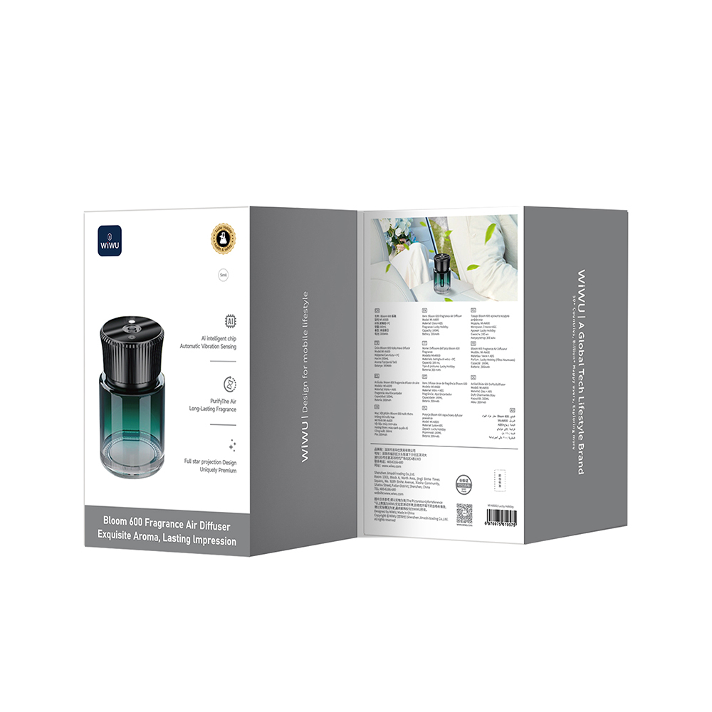 Wiwu Wi-Ai600 Bloom Artificial Intelligence-Powered Air Humidifier and Fragrance Diffuser - 9