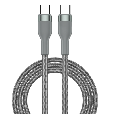 Wiwu Wi-C017 Concise Series Type-C to Type-C PD Data Cable 100W 2M Grey