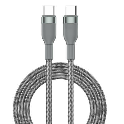 Wiwu Wi-C033 Concise Serisi 3in1 Type-C to Type-C Combo Kablo Seti Gri