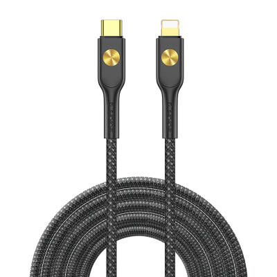 Wiwu Wi-C035 Type-C to Lightning PD Kablo 30W 120cm Siyah