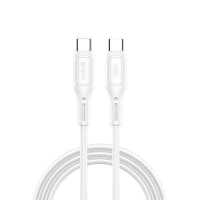 Wiwu Wi-C043E Starlink Series Type-C to Type-C Fast Charging Data and Charging Cable 60W 1M White