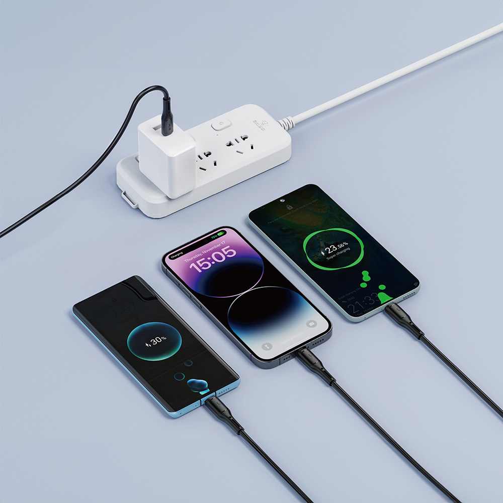 Wiwu Wi-C046E Starlink Series 3in1 USB-C to Lightning – Type-C – Micro Charging and Data Cable 60W 1.2M - 8