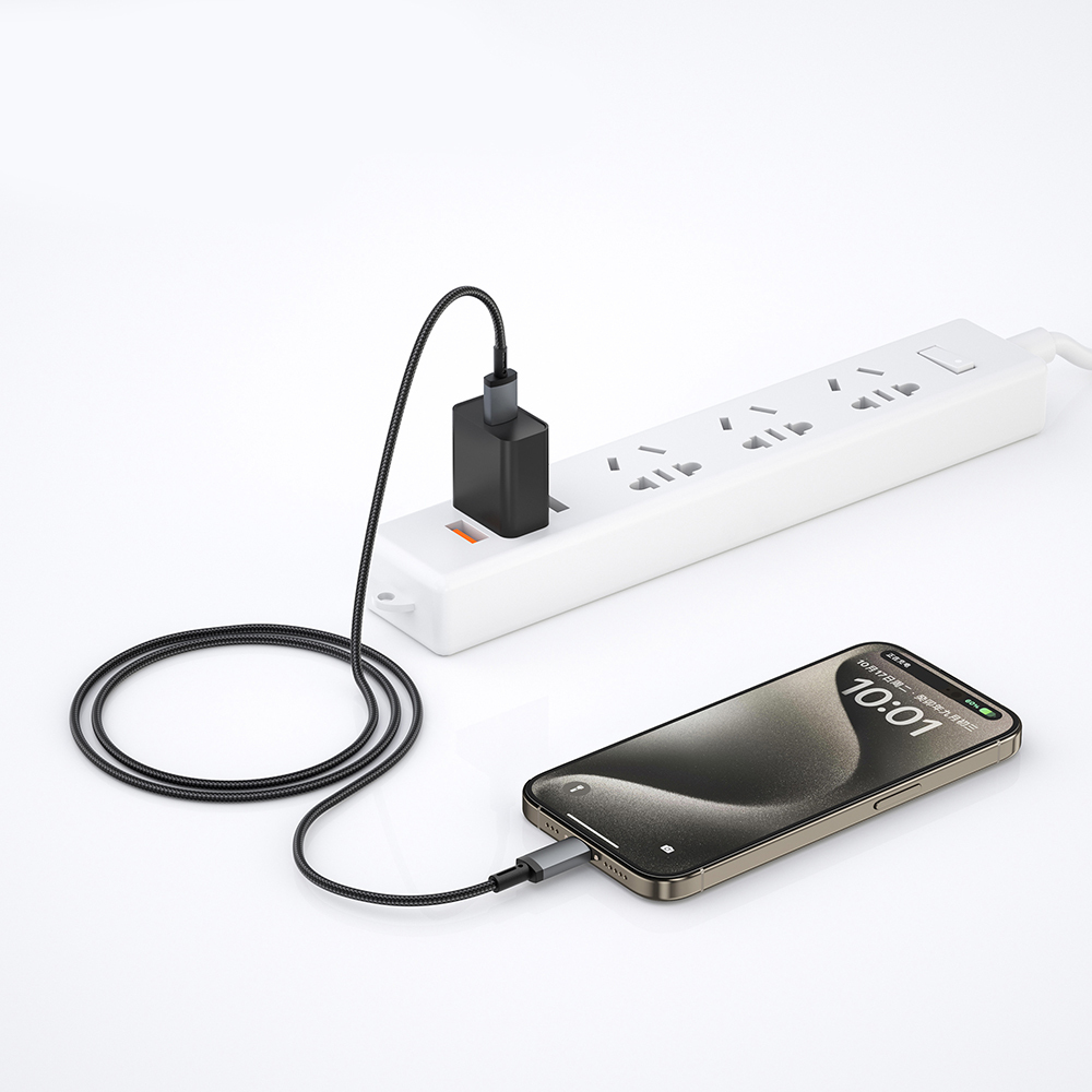 Wiwu Wi-C055 Titanlink Series USB-A to Lightning Fast Charging Data and Charging Cable 1M - 4