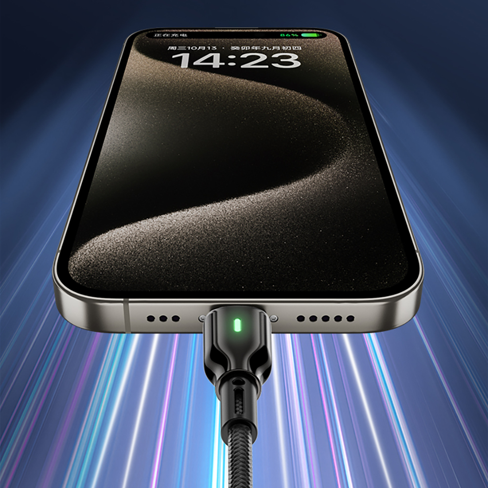 Wiwu Wi-C073 Drualink Series USB-A to Type-C Fast Charging Data and Charging Cable 3A 1M - 7