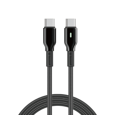 Wiwu Wi-C075 Drualink Series Type-C to Type-C PD Fast Charging Cable 60W 1M Black