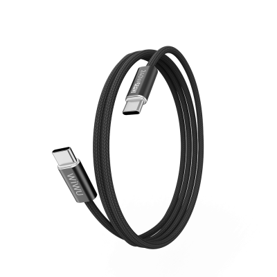 Wiwu Wi-C101 Essen Series Type-C to Type-C Fast Charging Data and Charging Cable 240W 1.5M Black